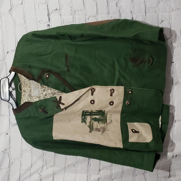 H. Moser made in Salzburg linen sport hunting jacket - Picture 1 of 8